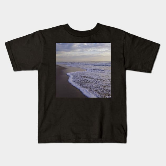 Sunrise on Cocoa Beach, Florida Kids T-Shirt by AJDesignsstuff